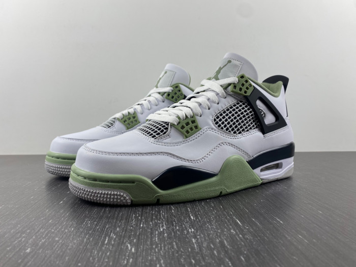 air jordan 4 wmns “oil green” aq9129-103