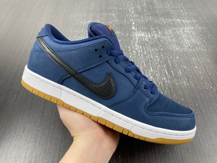 nike sb dunk low navy black gum cw7463-401