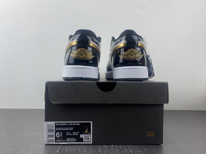 jordan 1 low se gold toe (gs) dr6970-071