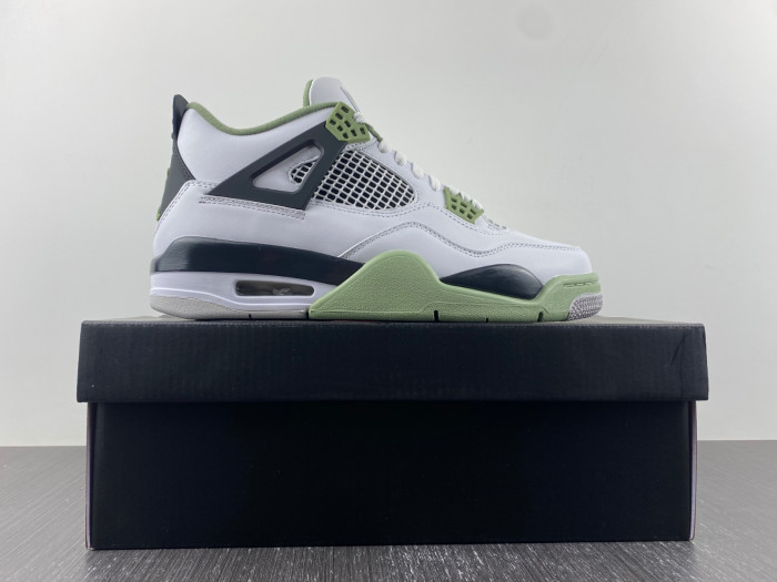 air jordan 4 wmns “oil green” aq9129-103