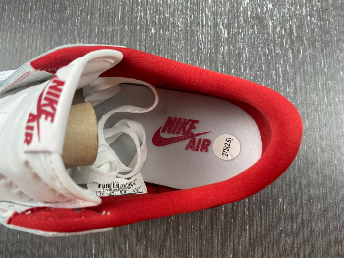 jordan 1 retro low white varsity red 705329-101