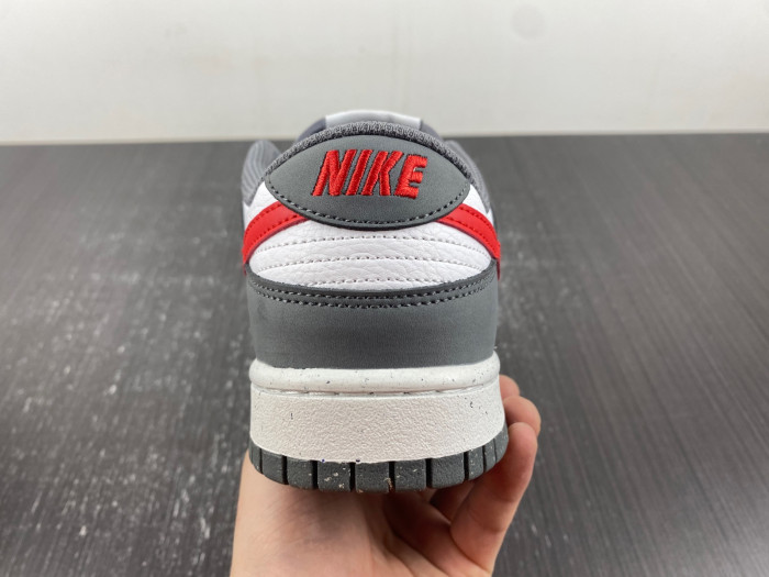 nike dunk low next nature smoke grey light crimson fb8038-001