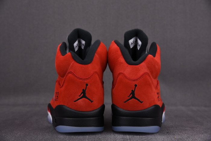 air jordan 5 raging bull 2021 red suede dd0587-600