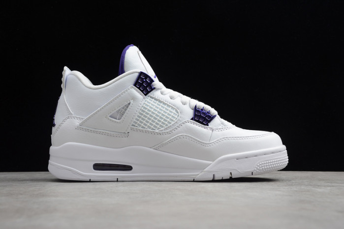 air jordan 4 retro white purple ct8527-115