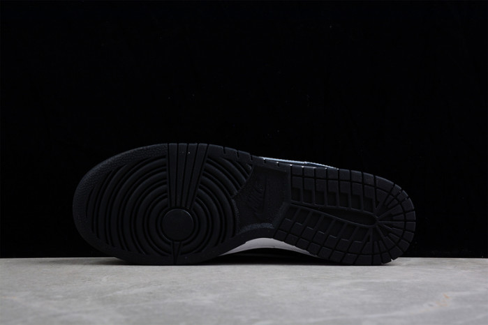 nike dunk low surF**es in black and white dj6188-002