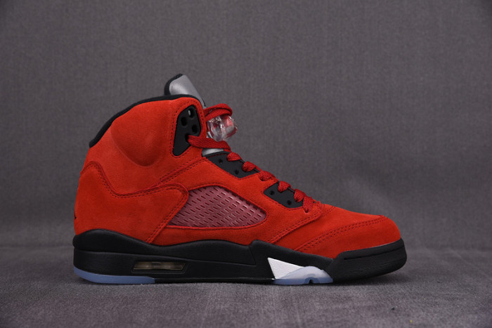 air jordan 5 raging bull 2021 red suede dd0587-600