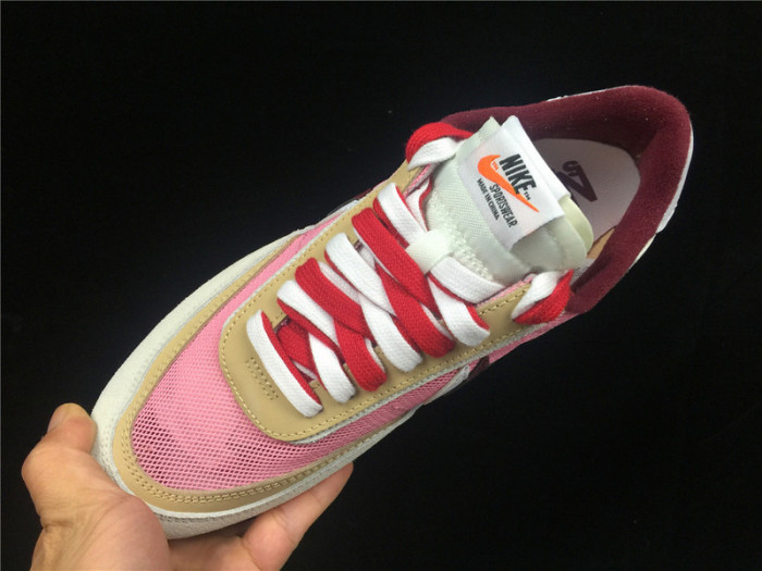 sacai x nike ldv waffle pink bv0073-500