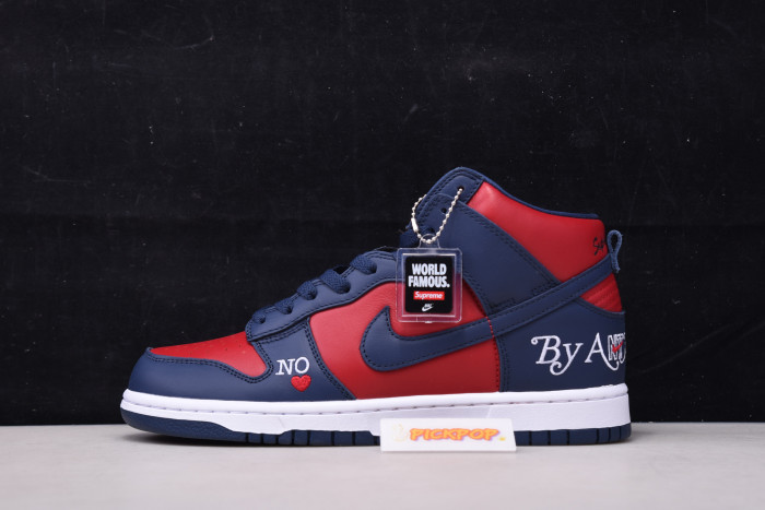 nike dunk high spme by any means navy dn3741-600
