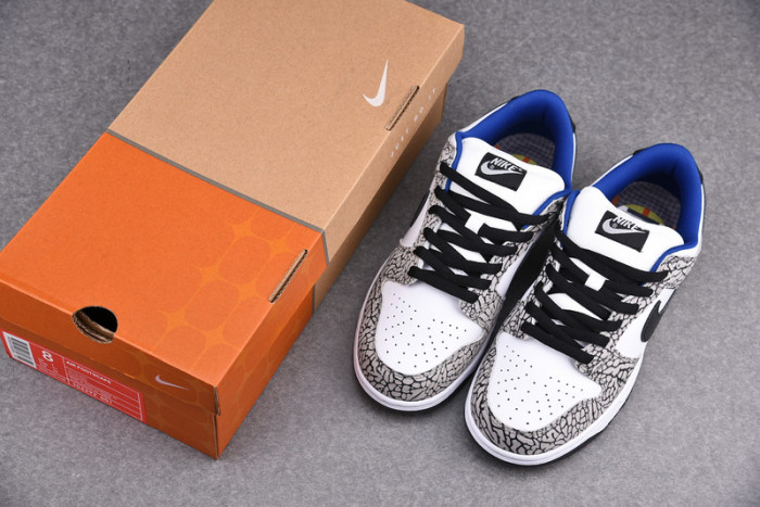 nike dunk sb low S*p*e white cement 304292-001