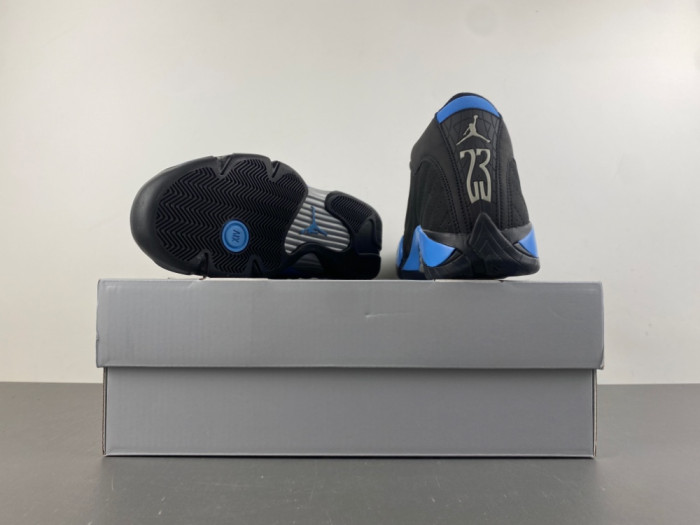 Air Jordan 14 Black University Blue 487471-002