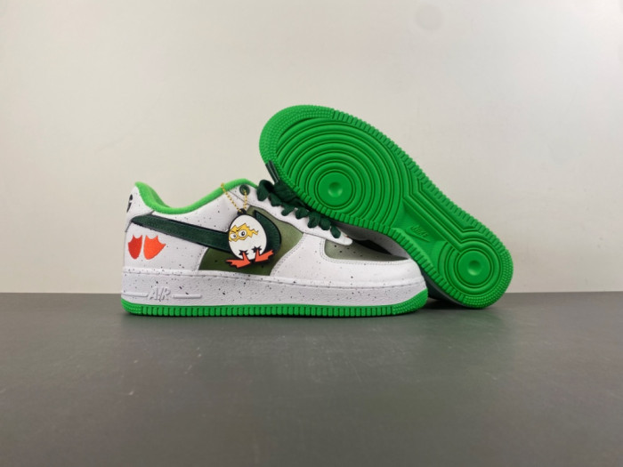 Nike Air Force 1 Low Ducks of a Feather University of Oregon Egg or Duck IU7613-100