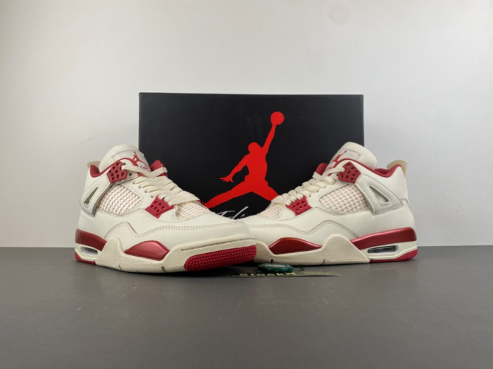 Air Jordan 4 Retro Pale Ivory Sierra Red HV0823-108